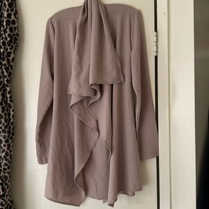 “Dusty rose“ coloured flowy cardigan, dressy, size small by SWS